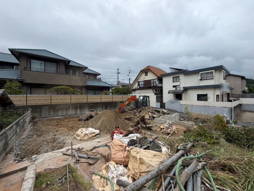 八幡西区光貞台 建物を撤去したあとの敷地